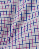 Navy and Pink Tattersall Dress Shirt 4