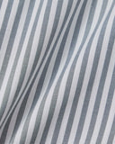 Easy-Care Grey Bar Stripe Dress Shirt 4
