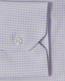 Easy-Care Lavender Square Weave Dress Shirt 3