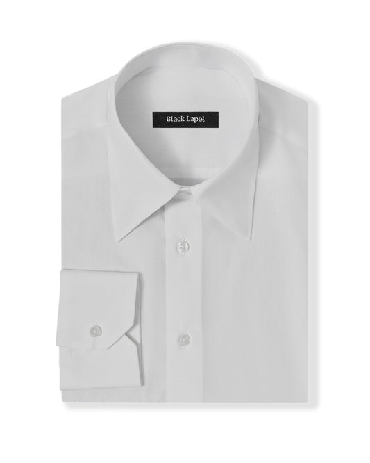 White Poplin Dress Shirt 1