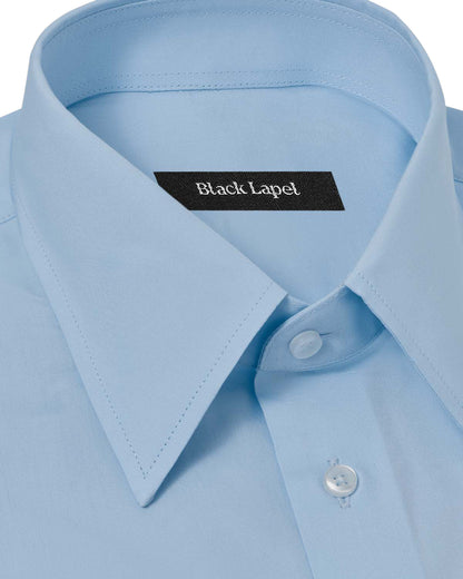 Light Blue Poplin Dress Shirt 2
