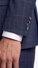 The Reserve Gray Glenplaid Blazer