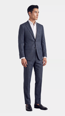 The Reserve Gray Glenplaid Blazer
