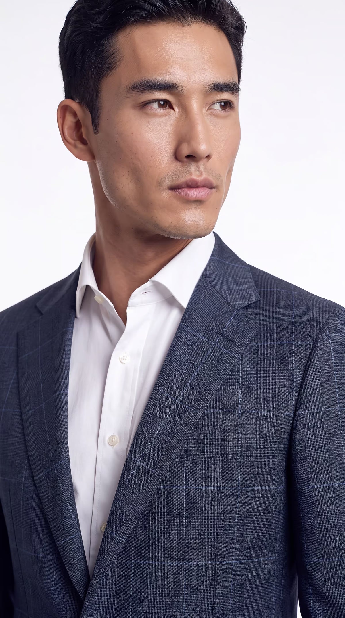 The Reserve Gray Glenplaid Blazer