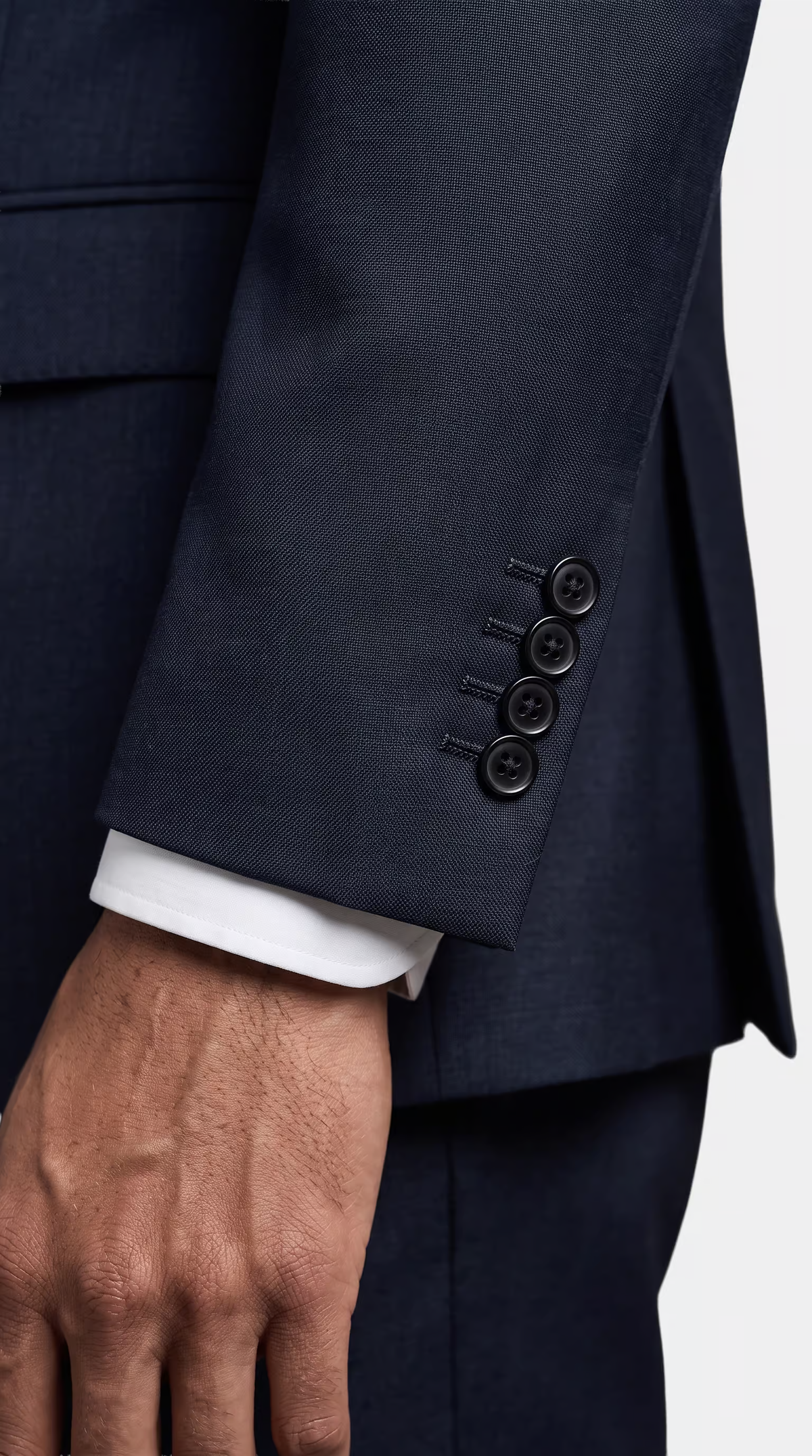 The Reseve Navy Tonal Tick Weave Suit