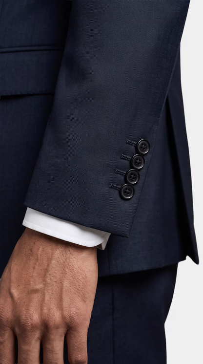 The Reseve Navy Tonal Tick Weave Suit