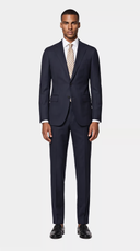 The Reseve Navy Tonal Tick Weave Suit