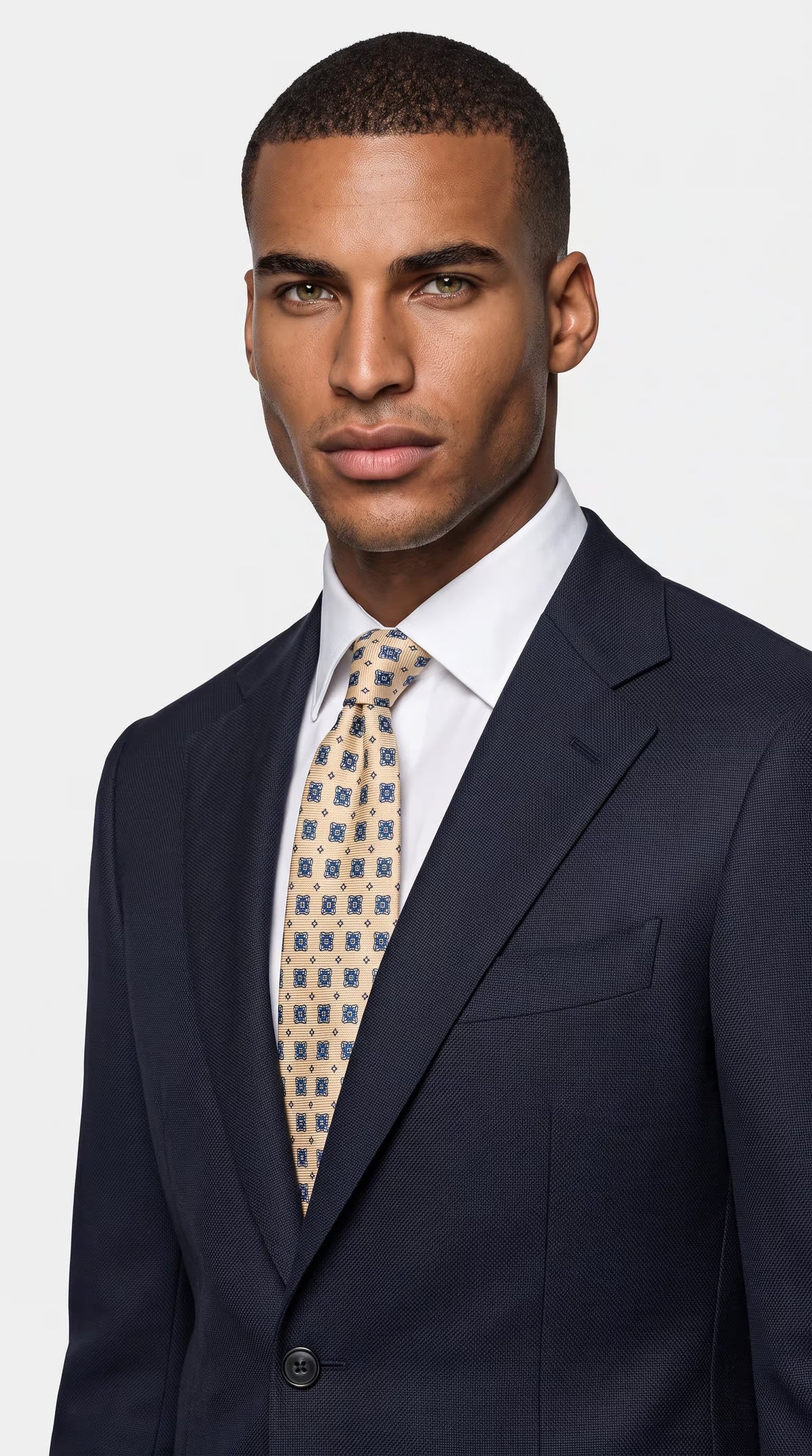 The Reseve Navy Tonal Tick Weave Suit