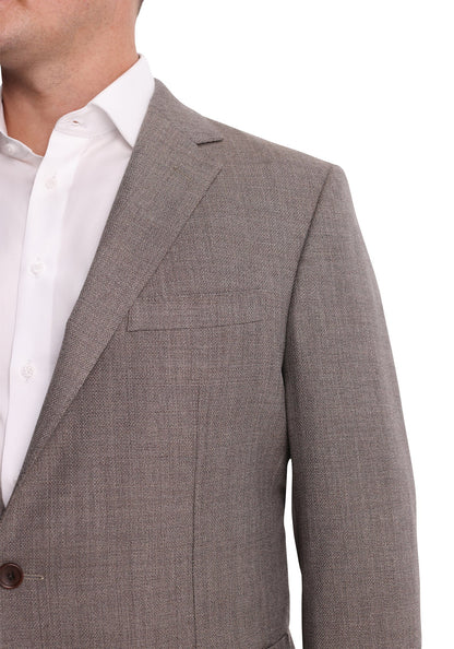Taupe Hopsack Blazer-4