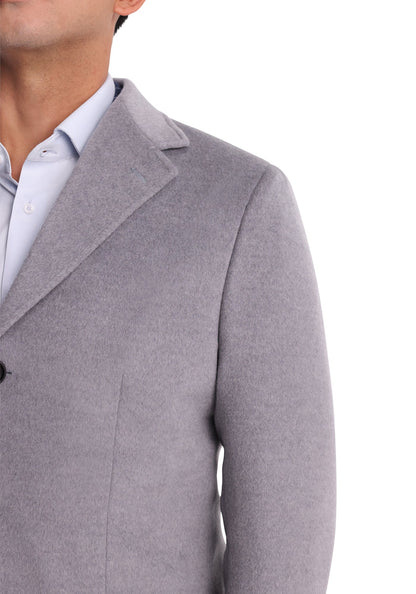 Grey Wool-Cashmere Overcoat 4