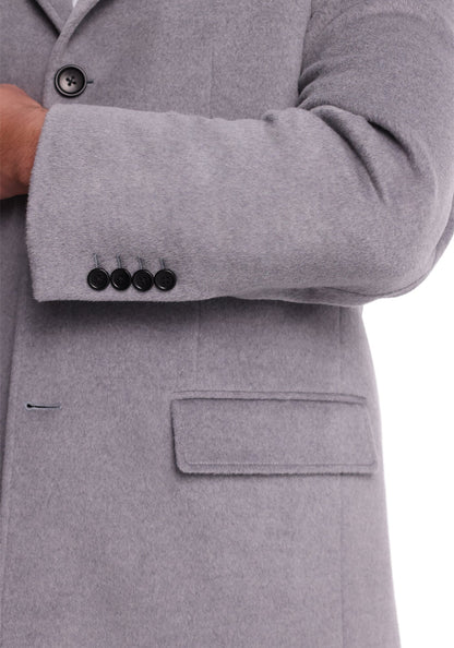 Grey Wool-Cashmere Overcoat 5