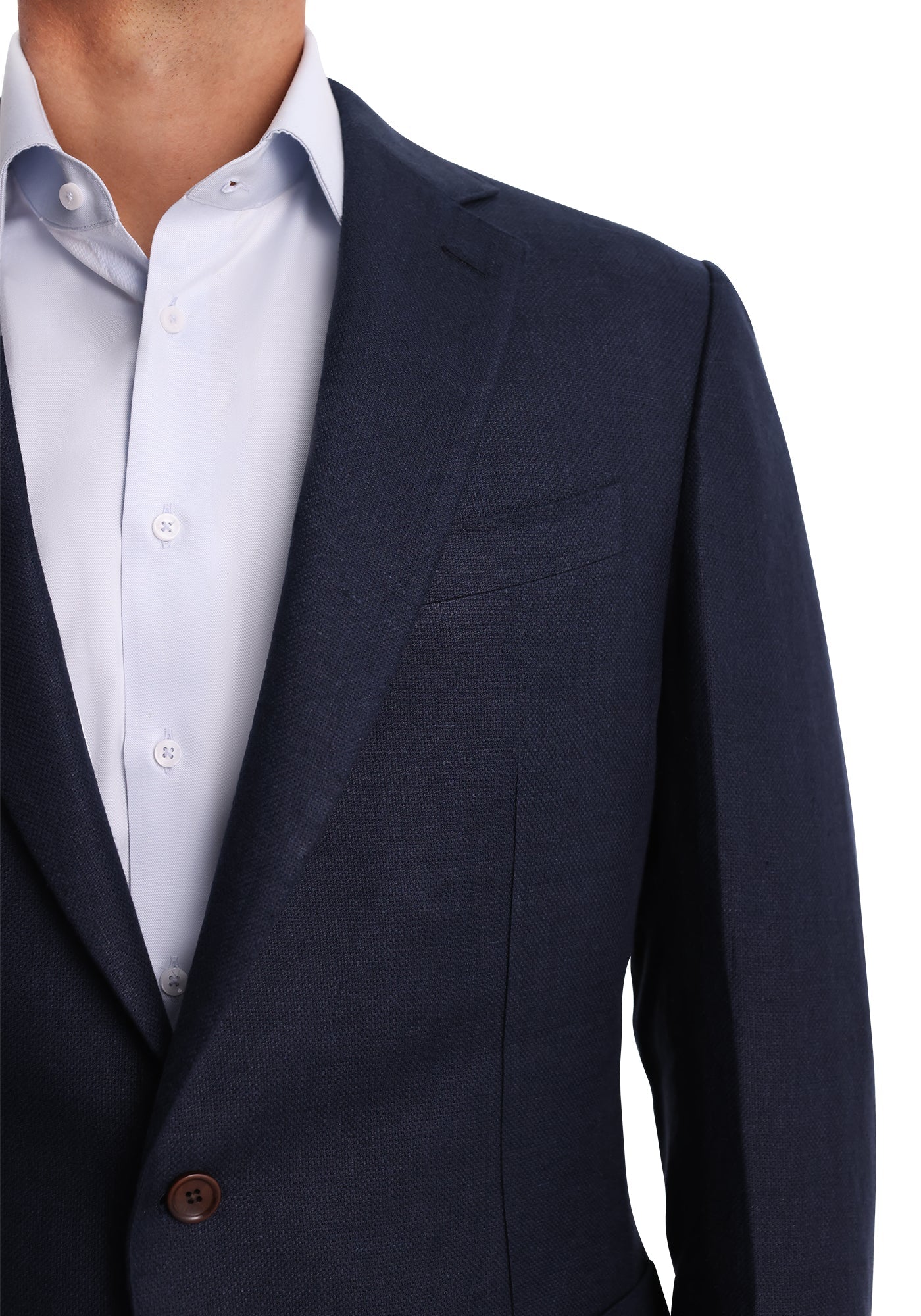 Navy Linen Blazer-4