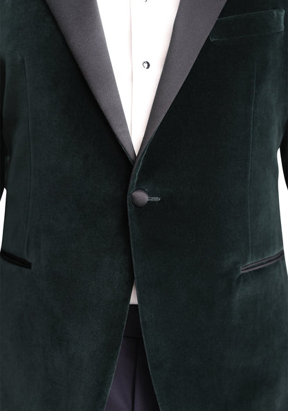 Emerald Green Velvet Tuxedo-3