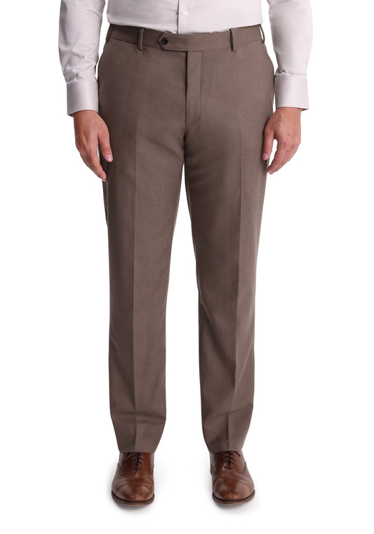 Taupe Flannel Dress Pants-6