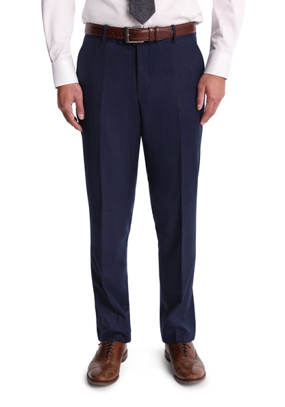 Blue Tick Weave Flannel Suit-6