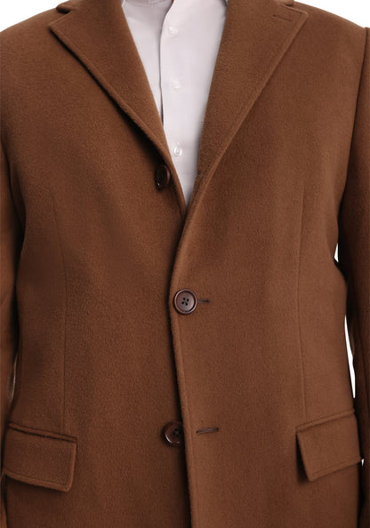 Brown Wool-Angora Overcoat 3