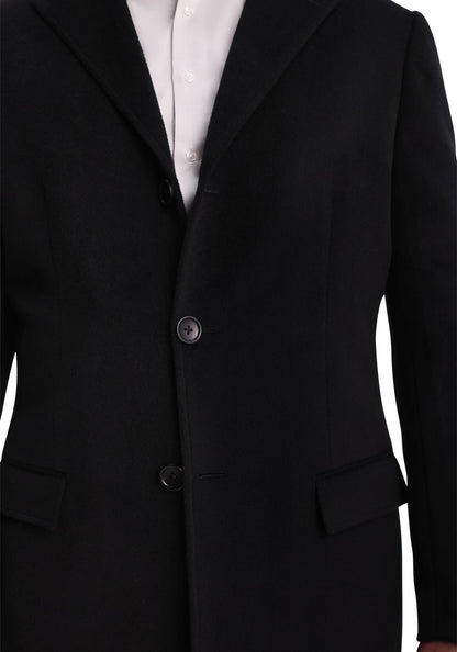 Black Wool-Angora Overcoat 3