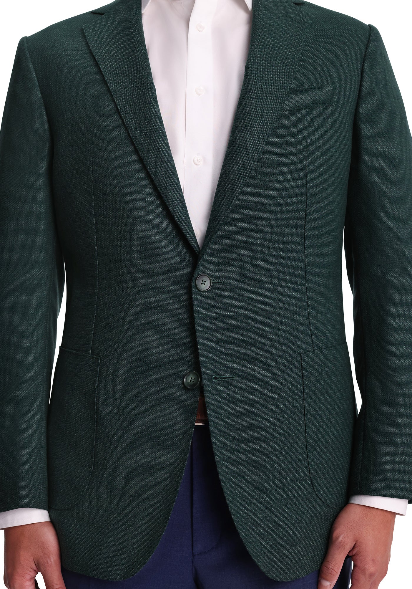 Green Hopsack Blazer-3