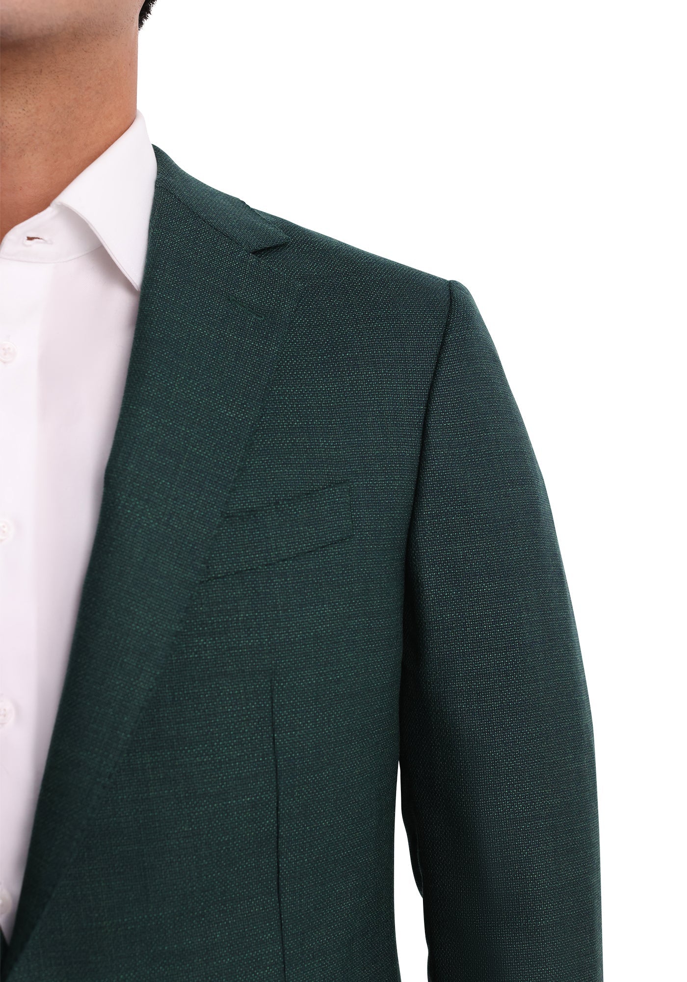 Green Hopsack Blazer-4
