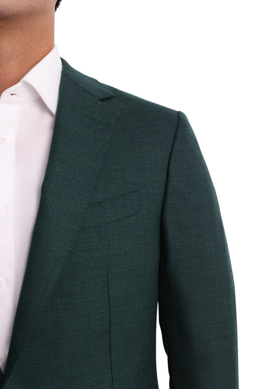 Green Hopsack Blazer-4
