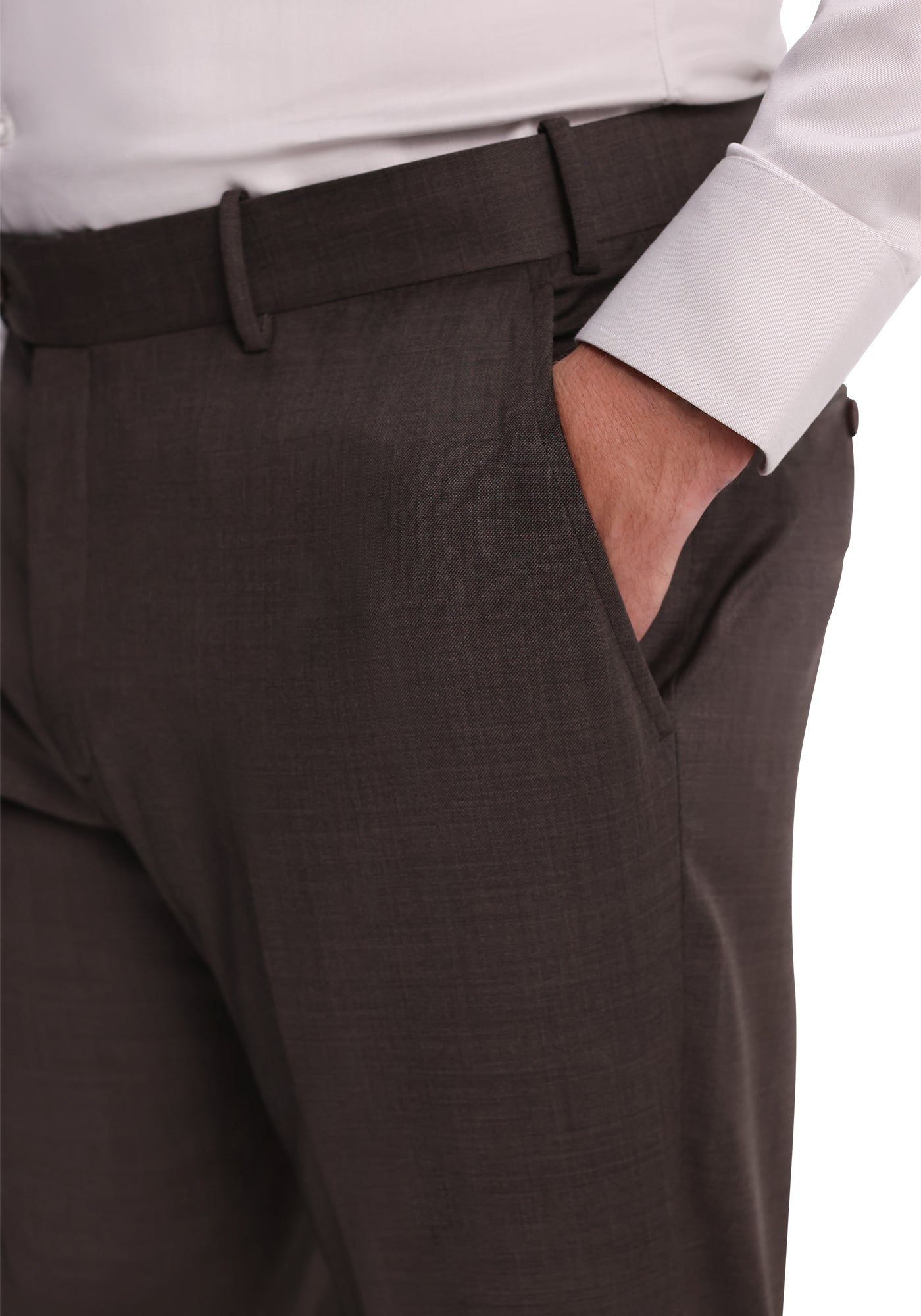 Stretch Brown Sharkskin Blazer-7