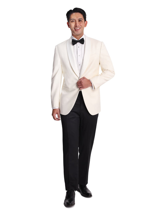 Ivory Tuxedo Dinner Jacket-2
