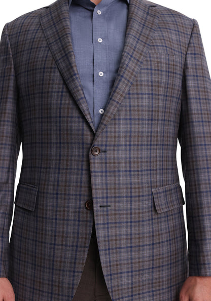 Mixed Grey Plaid Dress Pants-3