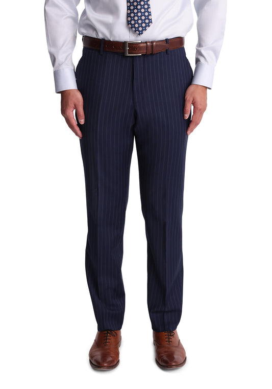 Stretch Navy Chalkstripe Dress Pants-6
