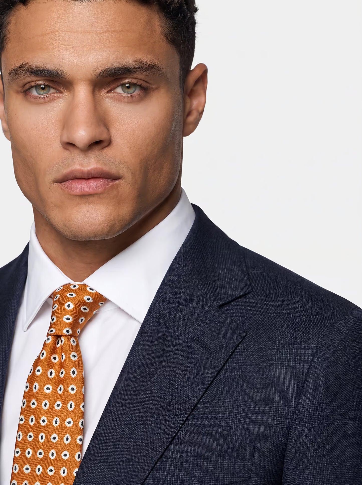 The Saxon Navy Tonal Prince-of-Wales Suit