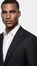 The Saxon Navy Herringbone Suit