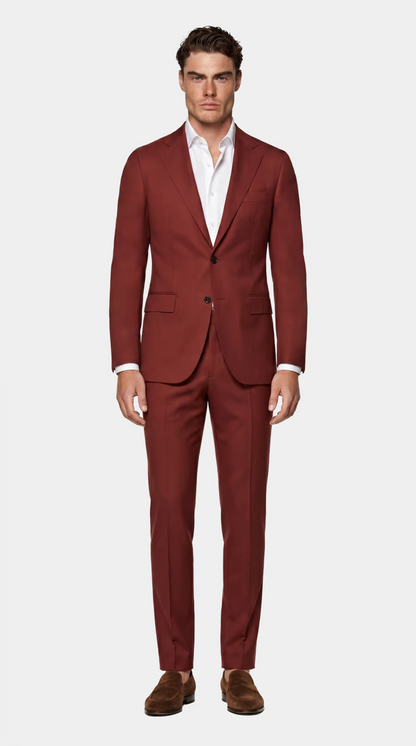 The Reserve Brick Red Suit