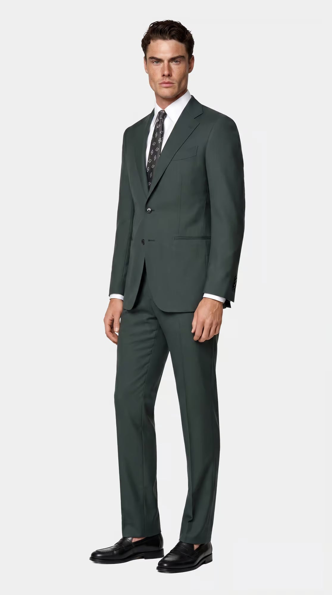 The Reserve Hunter Green Suit