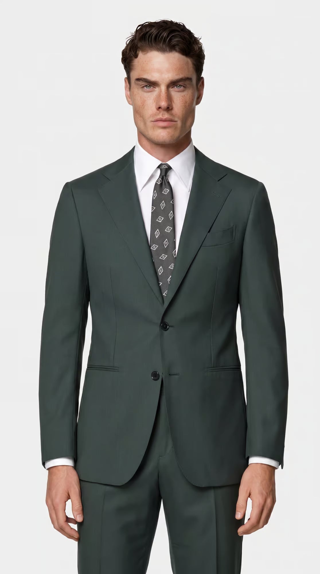 The Reserve Hunter Green Suit