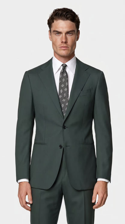 The Reserve Hunter Green Suit