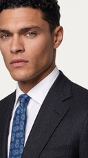 The Reserve Gray Herringbone Suit