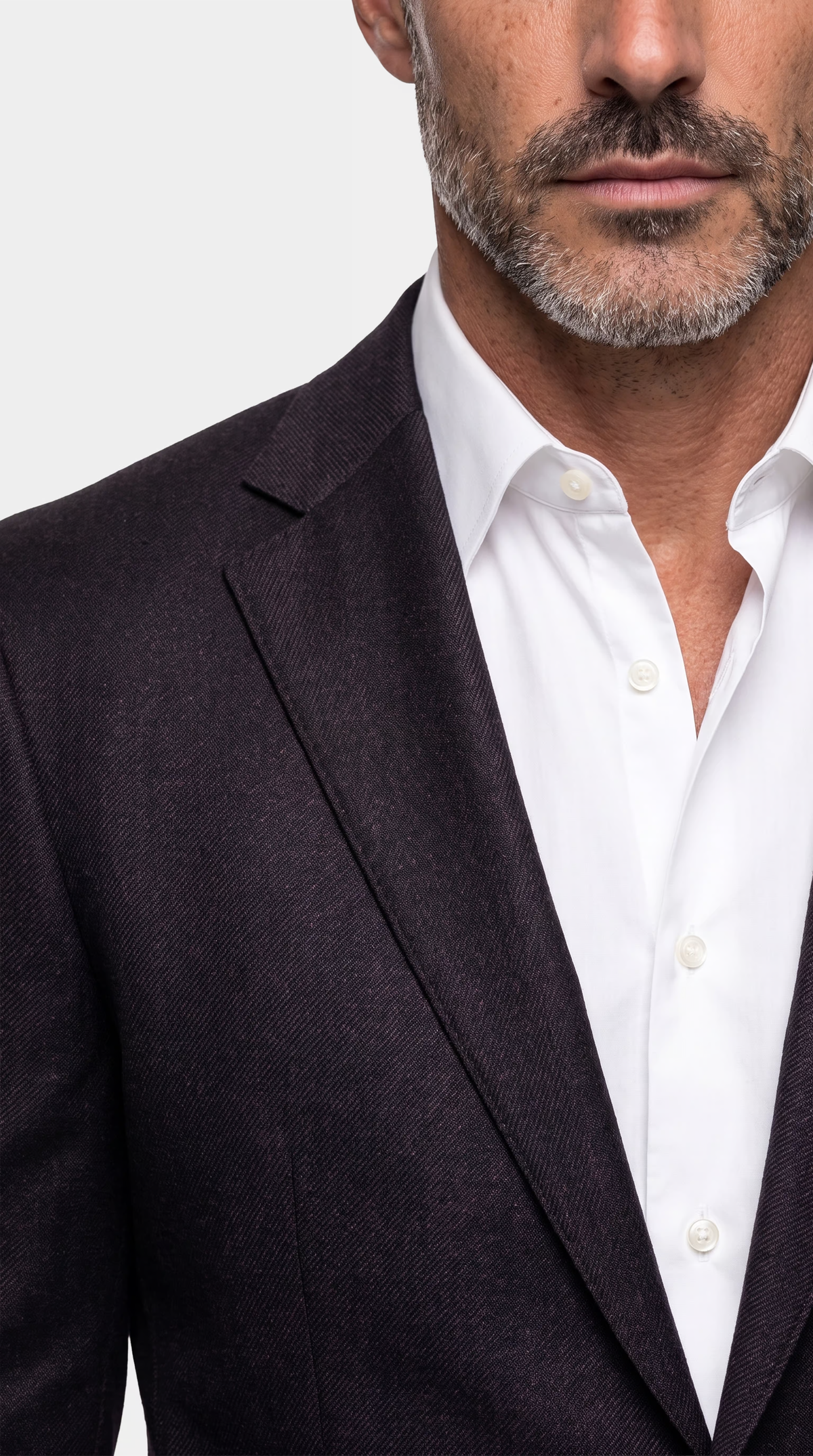 The Reserve Robust Twill Purple Flannel Suit