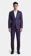 The Reserve Pink Plaid Suit