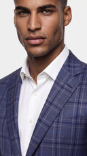 The Reserve Light Blue Prince of Wales Suit