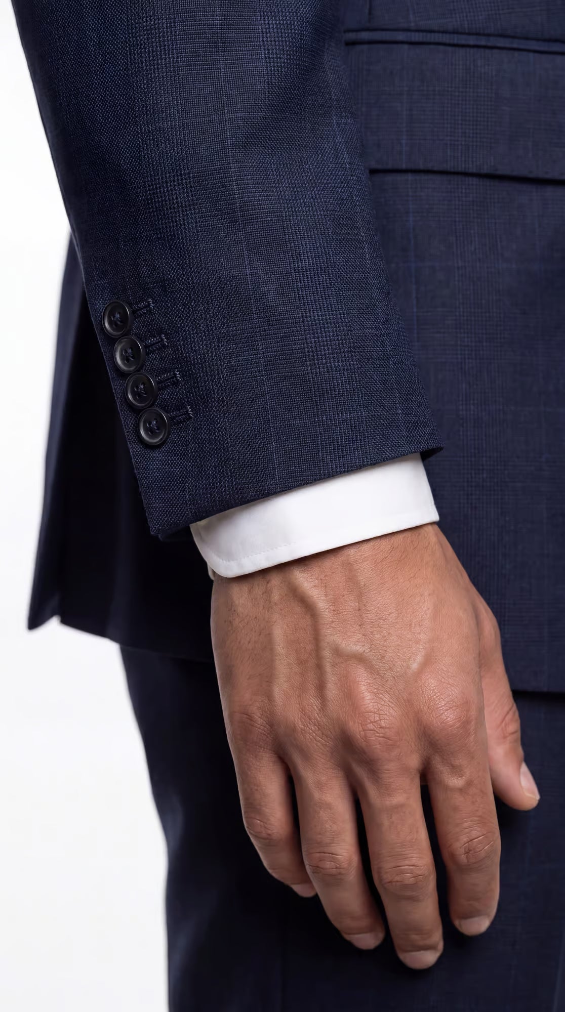 The Foundation Blue on Blue Windowpane Blazer
