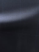 The Foundation Blue on Blue Windowpane Blazer