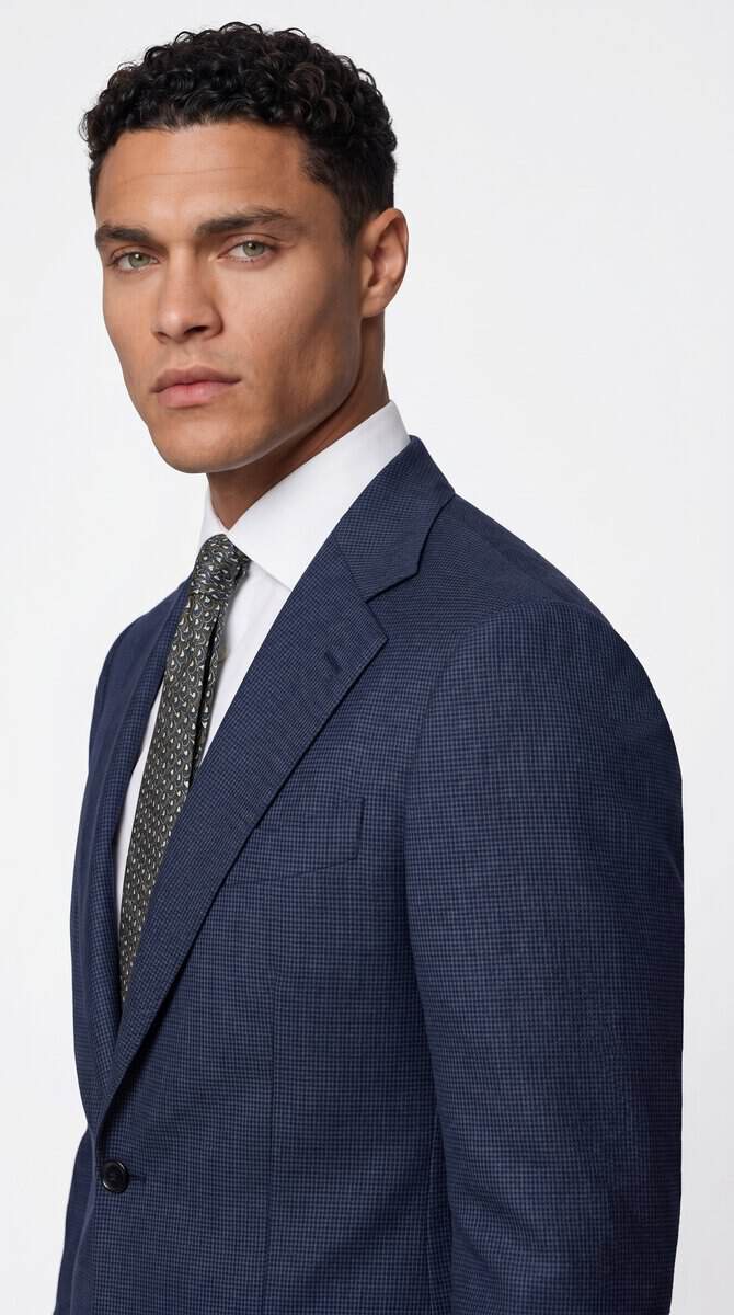 The Foundation Navy Nailhead Suit