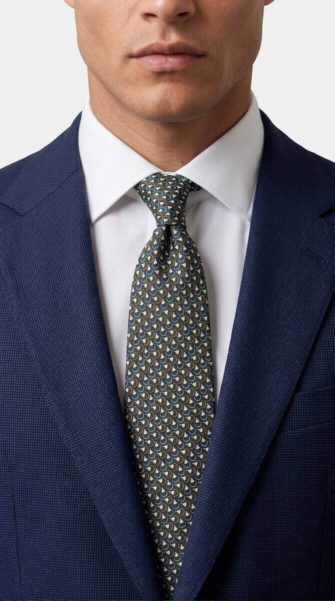 The Foundation Navy Nailhead Suit