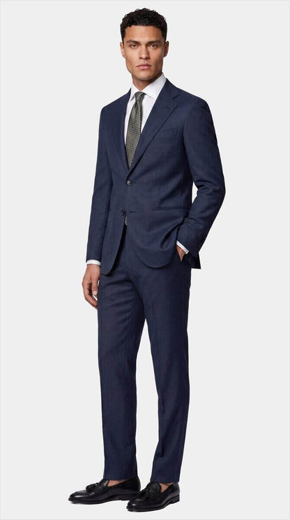 The Foundation Navy Nailhead Suit