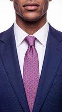 The Foundation Blue Tick Weave Blazer