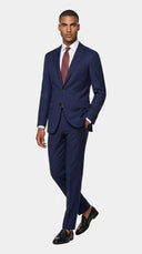 The Foundation Blue Sharskin Suit