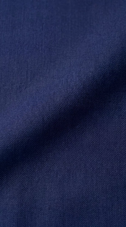 The Foundation Blue Tick Weave Suit