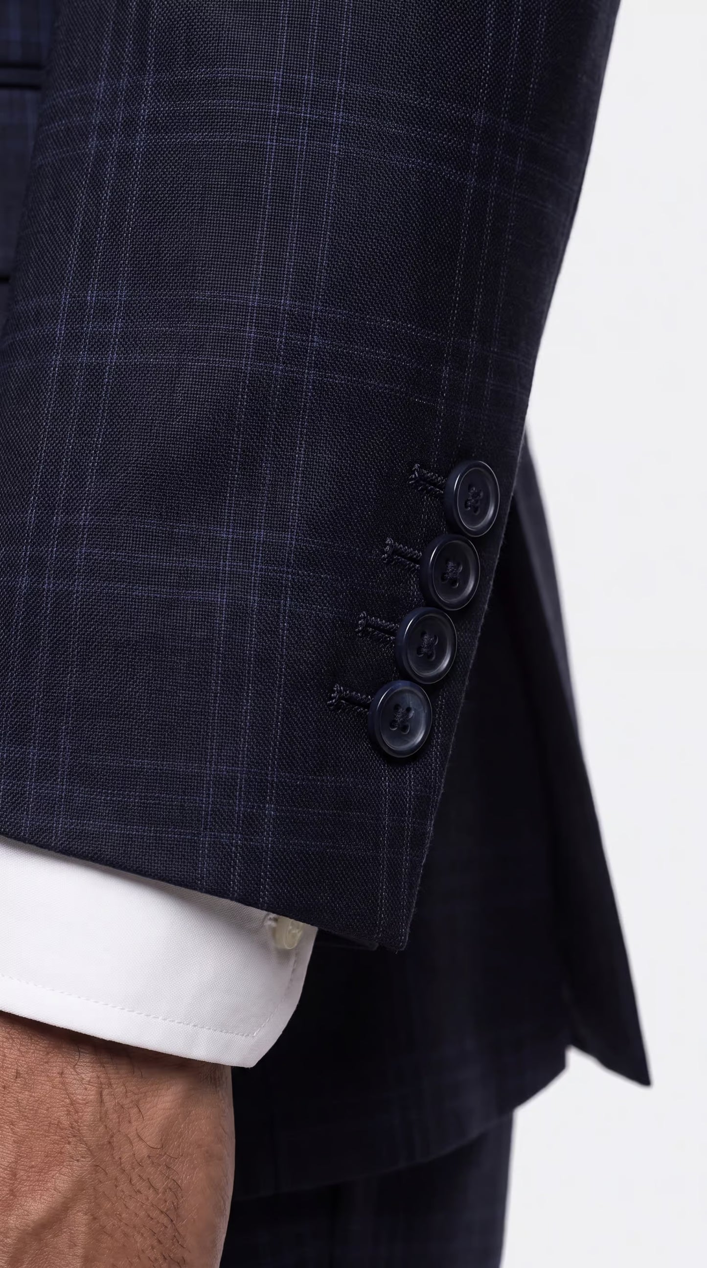 The Versa Blue-On-Blue Windowpane Suit