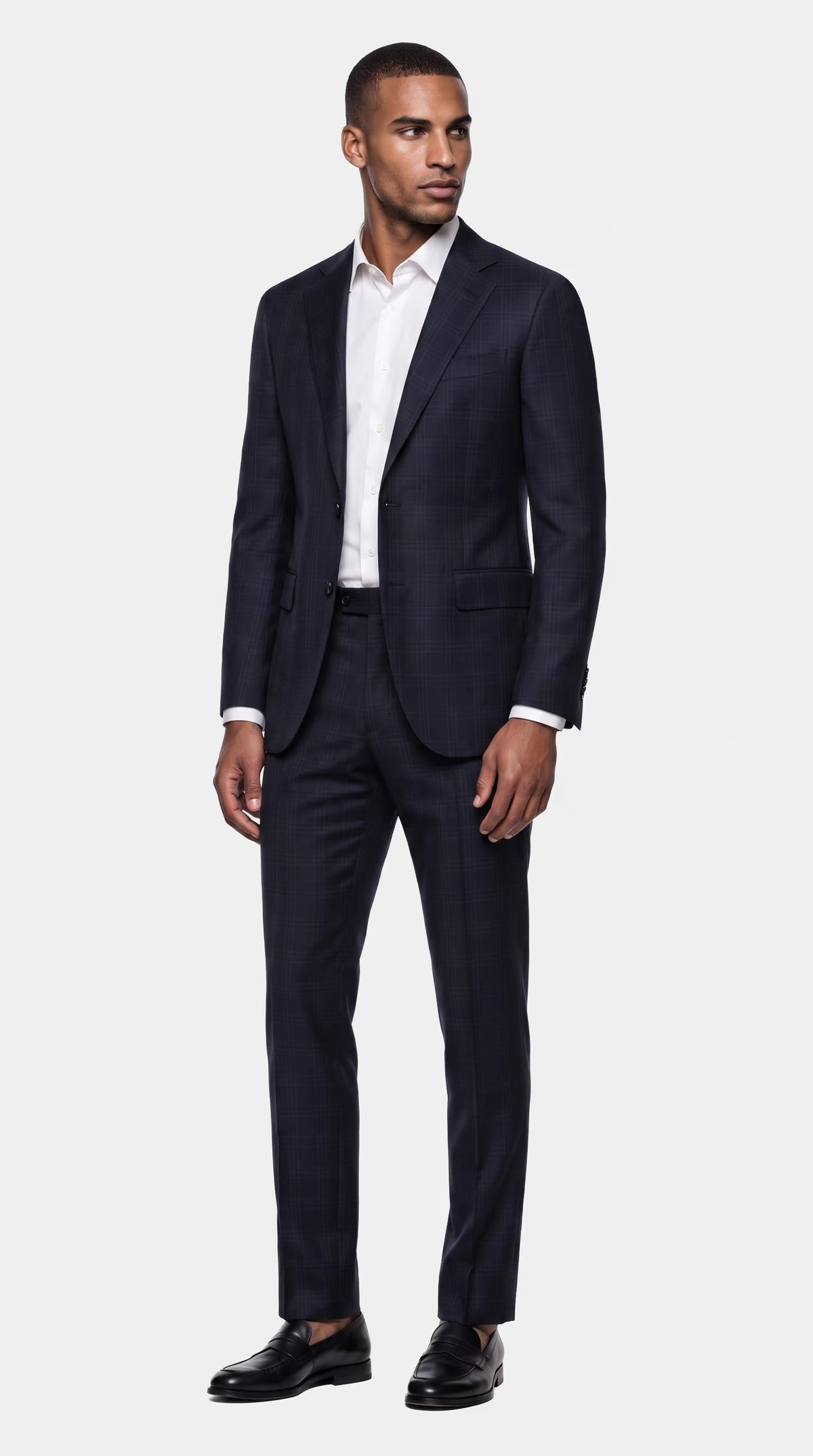 The Versa Blue-On-Blue Windowpane Suit