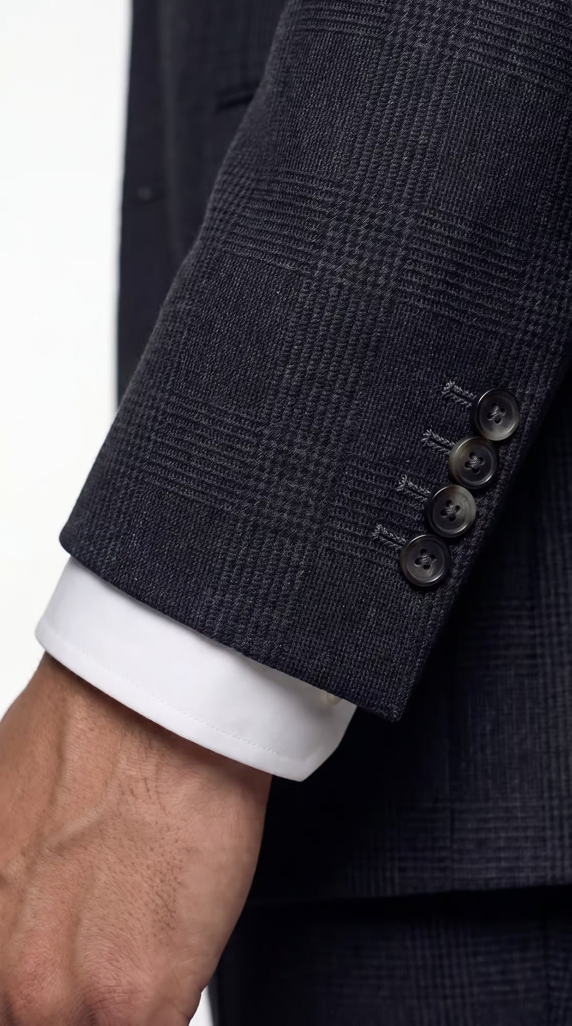 The Versa Charcoal Windowpane Suit