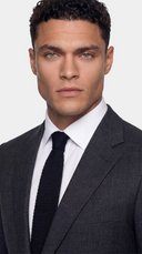 The Versa Charcoal Windowpane Suit